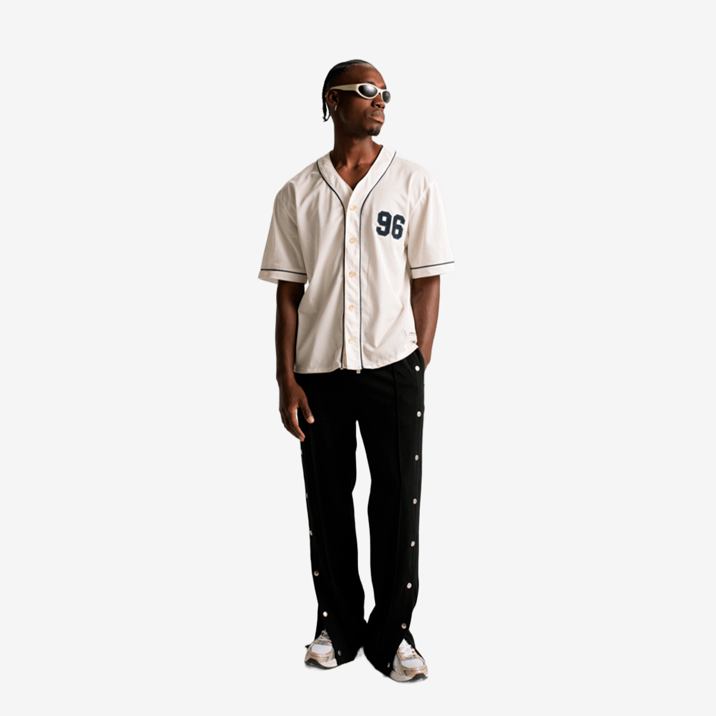 Monoic Baseball Jersey Blanco Hueso